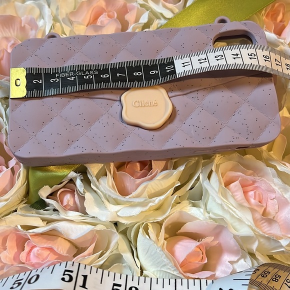 NWT IPHONE 6 5 XS - MAX SEAL STAMPED CASE (PURPLE) about 3.25” X 6.25”16cm X 8cm - Picture 10 of 10